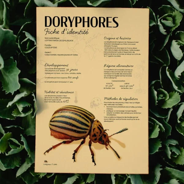 infographie doryphore pomme de terre fiche identité ravageur potager