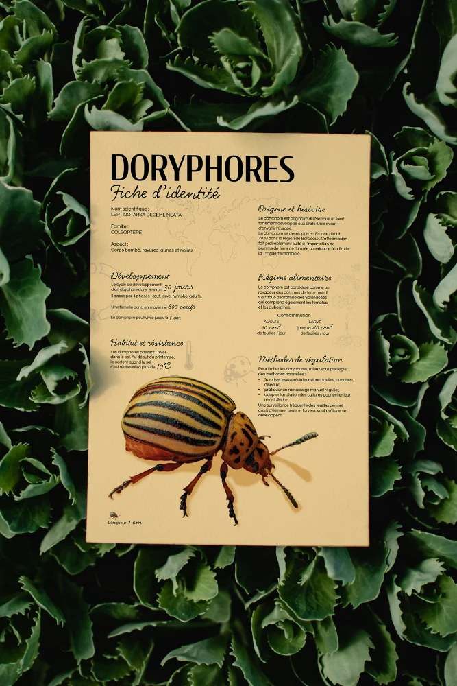 infographie doryphore pomme de terre fiche identité ravageur potager