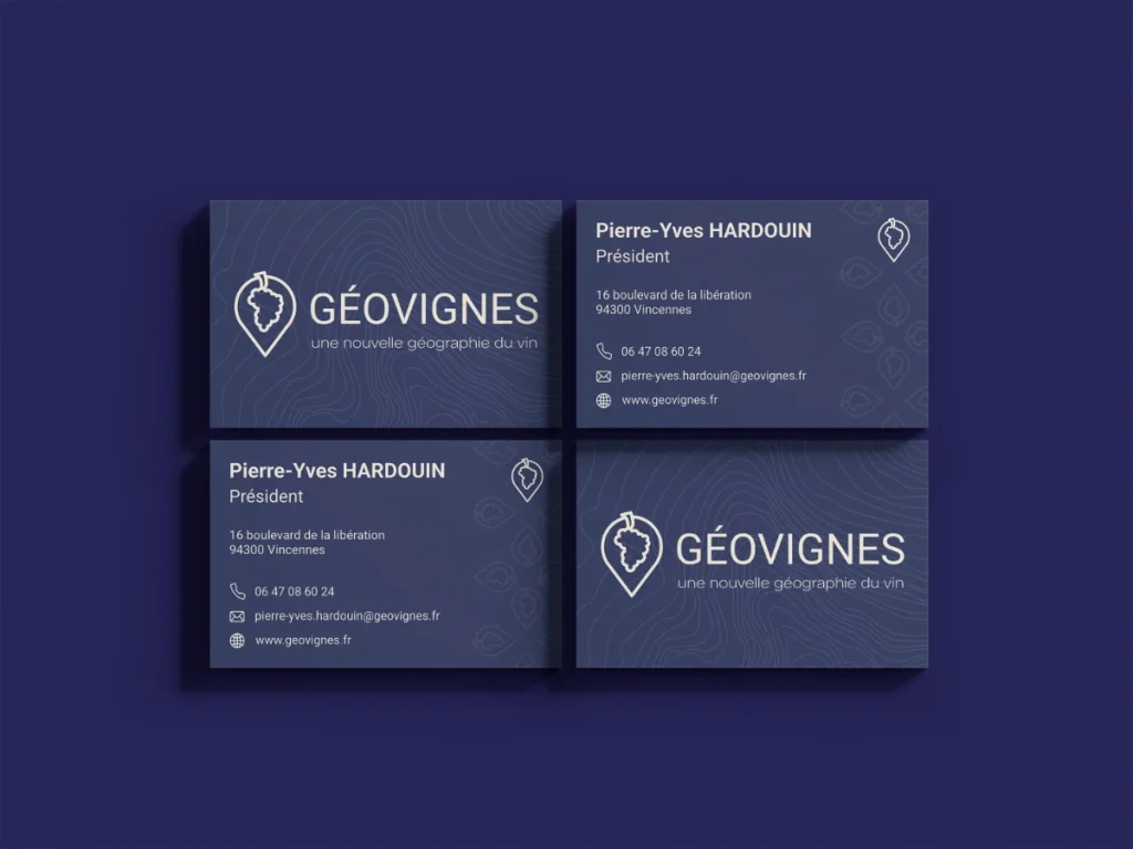 Carte de visite de l'entreprise géovignes