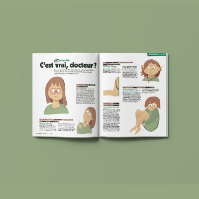Illustration éditoriale, l'un des services design graphique proposés par Yblou Création