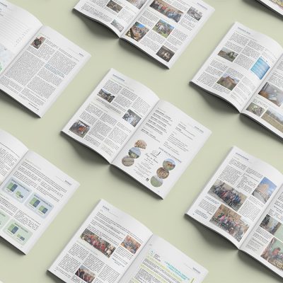 Extrait de différentes pages intérieures du bulletin municipal d’Égliseneuve-des-Liards